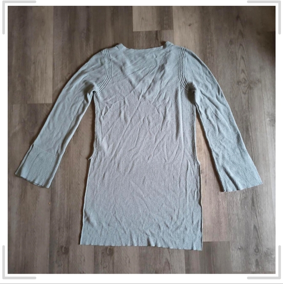 Free People Cozy Gray Knit Tunic - Picture 3 of 8